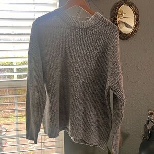 American Eagle Outfitters Gray Crewneck Sweater